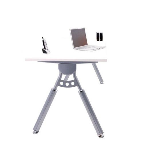 Elements Student desk - office desk - silver leg - Height adjustable - Office De