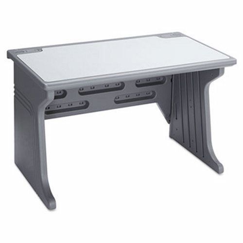 Iceberg aspira modular desk, resin, 48w x 28d x 30h, charcoal (ice92302) for sale