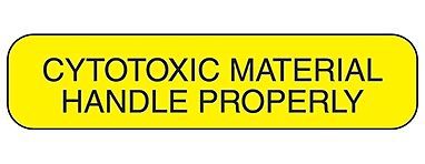 Cytotoxic Material Handle Properly Label