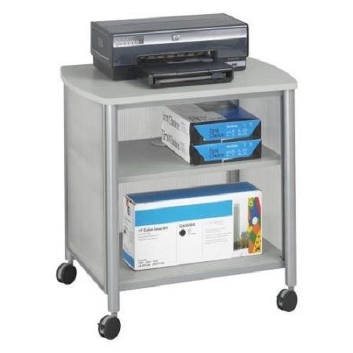 Safco Impromptu Machine Stand, One-Shelf, 26.25&#034; W x 21&#034; D x 26.5&#034; H, Gray