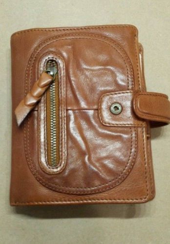 Filofax siena pocket organizer in antiqued leather for sale