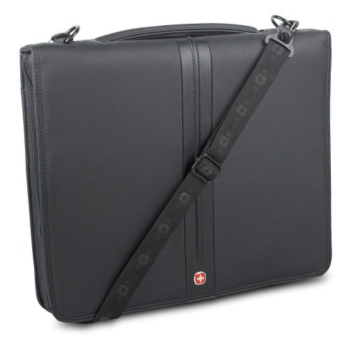 Wenger diplomat leather trimmed present-o-folio **new in bag with tags** for sale
