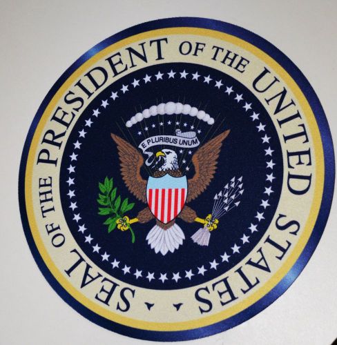 WHITE HOUSE PRESIDENTIAL SEAL MOUSEPAD MOUSE PAD~AUTHENTIC WHITE HOUSE ISSUE