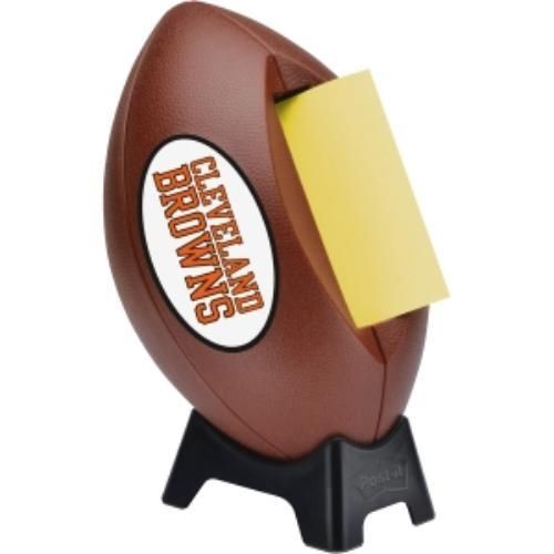 Post-it popup football team logo note dispenser - 3&#034; x 3&#034; - holds 50 (fb330cle) for sale