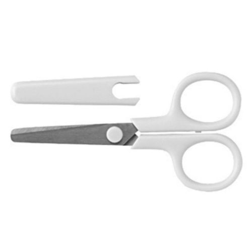 MUJI Mome Stainless Steel Scissors White 10.5cm Japan WorldWide