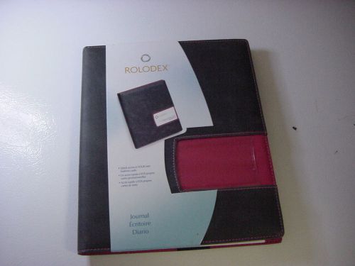 Sanford Rolodex Identity Raspberry Fabric Interior Professional Journal (1752541
