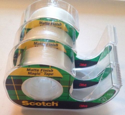 3 ct - 3M Scotch Magic Tape, 3/4 in. x 300 in. (8.33 yds), Made in U.S.A.