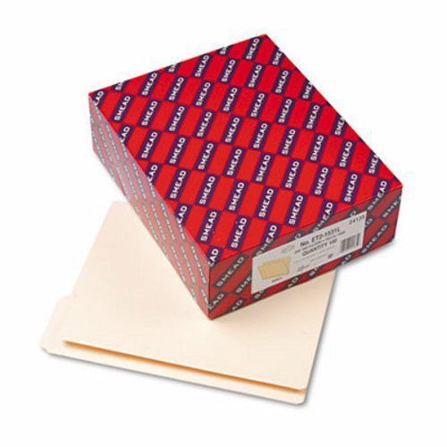 Smead Folders, 1/3 Cut Top, Reinforced End Tab, Letter, 100/BX (SMD24135)