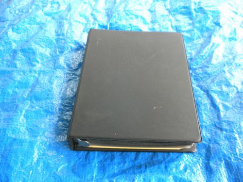 Black Ringed Notebook/Display Book With Pages