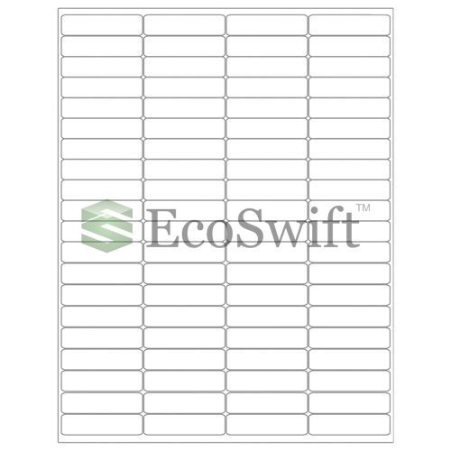 (3600) 1.75 x 0.5 laser address shipping mailing labels 80 per sheet 1 3/4 x 1/2 for sale