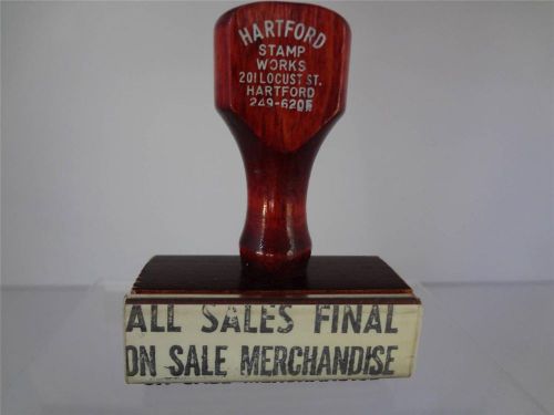 Rubber Stamp All sales Final on sale merchandise