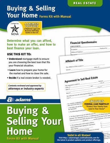 Adams Buying and Selling Your Home Kit, 8.88 x 11.69 Inch, White Legal forms