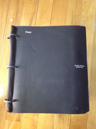Mead 5 Star Black Flex Notebinder 5-Subject Hybrid Notebook Binder