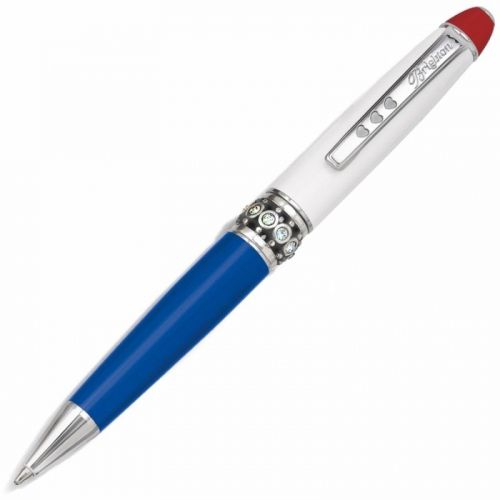 BRIGHTON Color Up Short Pen Pal Charm Pen red, white blue NEW w POUCH Free Ship!