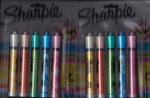 2 Packages_5 CT Sharpie Highlighters_25573_Yellow Orange Green Blue Pink 5x2=10