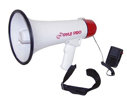 New Pyle PMP40 Professional Megaphone / Bullhorn w/Siren and Handheld Mic