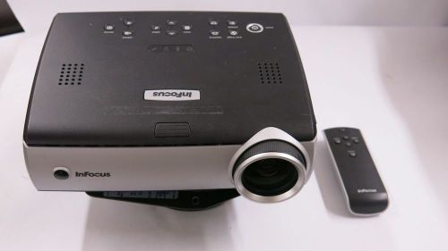 Infocus  in34 projector with remote and ceiling mount for sale