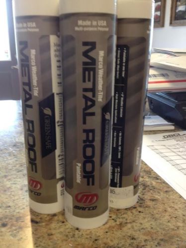 Marco industries metal roof sealant 12 per case (available in 24 colors!) for sale
