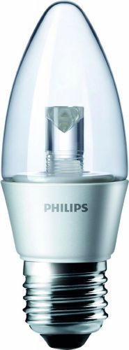 Philips 427815 3.5-Watt (25--Watt) Blunt Tip Candle LED 2700K (BOX OF 8)