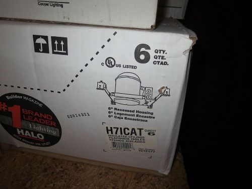 H7icat, case of 6, halo recessed housing can light, cooper lighting for sale
