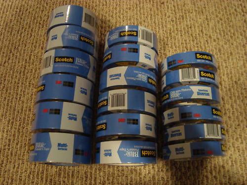 3m Blue painters masking tape .94&#034;,1.41&#034;,&amp; 1.88&#034;