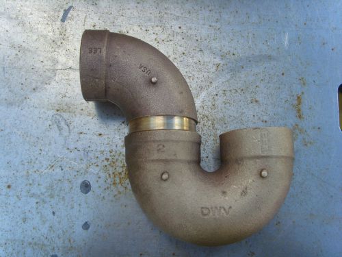 2&#034; Copper Cast Brass DWV P-Trap