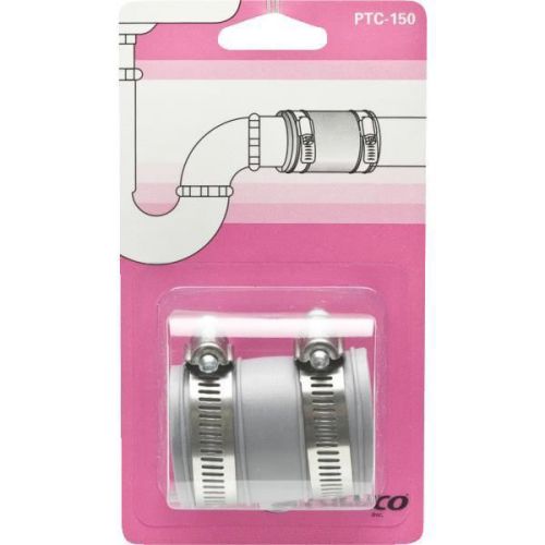 Fernco ptc-150 tubular drain pipe connector-1-1/2&#034; drain connector for sale