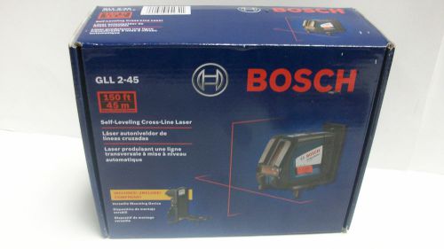 Bosch GLL 2-45 Self-Leveling Alignment Laser With Cross Line