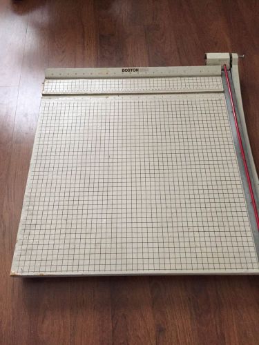 BOSTON 2624 24&#034; GUILLOTINE PAPER CUTTER TRIMMER GREAT!!!
