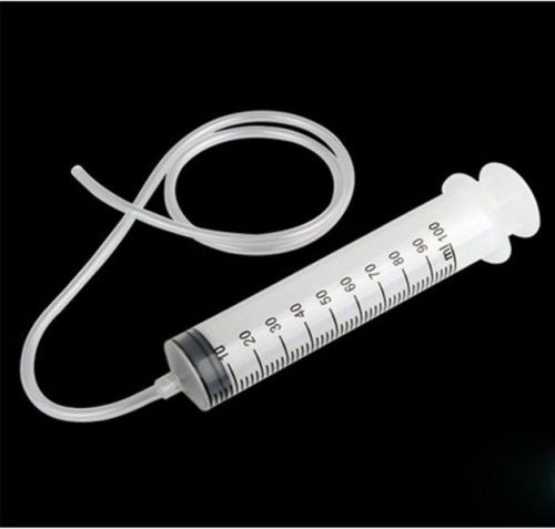 100ML Large Plastic Disposable Syringe with Sterile Tube For Measuring Nutrient