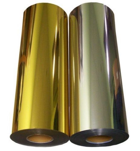 20”x10ft heat transfer vinyl chrome mirror finish gold/silver like foil for sale