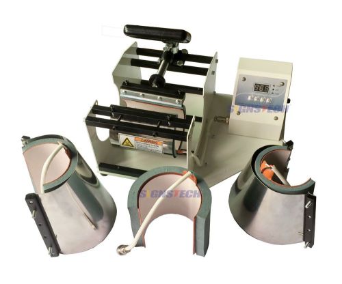 Multifunctional Mug Heat Press Transfer Machine+ CE,Cone Mug Cup Press, 4 in 1