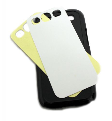 Choose qty hard blank samsung galaxy s3 case in black for heat press printing for sale