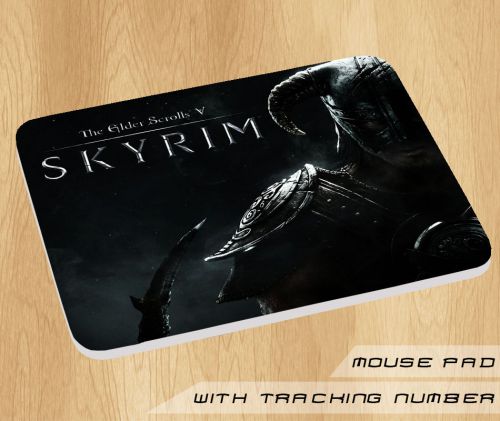 The Elder Scrolls V Skyrim Game Logo Mouse Pad Mat Mousepad Hot Gift