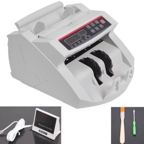 Bill money counter currency cash machine uv mg counterfeit detector with display for sale