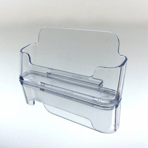 NEW Marketing Holder 10 Pack Clear Single Business Card Compartment