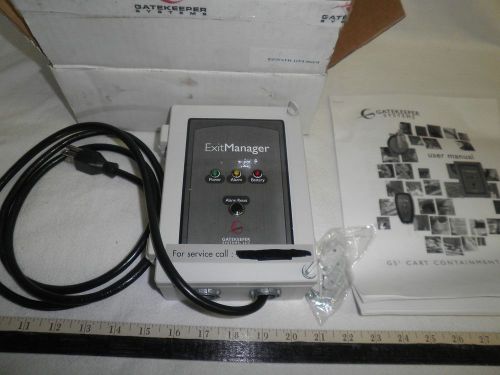 Gatekeeper Systems  D-9500  EXIT MANAGER  Control Box   GS1 Cart Containment NEW