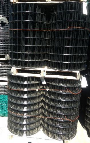 4.5x4.5&#034; 8g 40.5&#034;x100&#039; black pvc coated galvanized welded wire mesh rolls- for sale