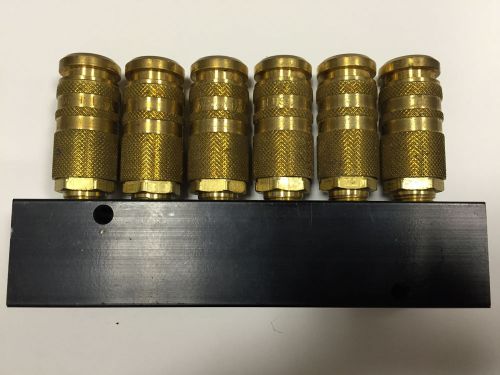 Coilhose pneumatics 6 port straight manifold assembly for sale