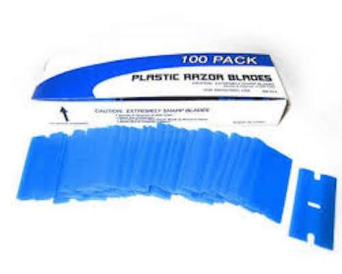PLASTIC RAZOR BLADES 100/PACK