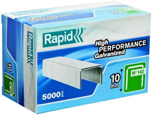 Rapid 24071600 11 Series Flat Wire Staples for Construction, 5000 Per Box New