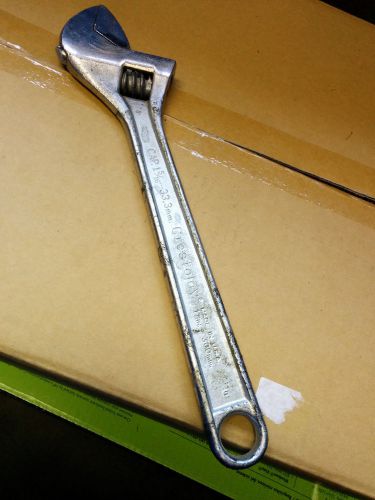 VINTAGE CRESCENT USA 12&#034;-300MM ADJUSTABLE WRENCH ,VERY GOOD COND.
