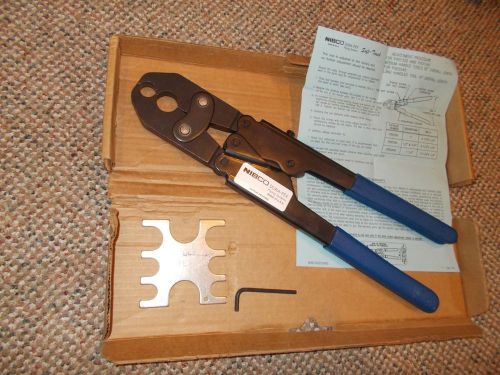 Nibco dura-pex combo pex crimp tool 1/2&#034; &amp; 3/4&#034; np33c   px01340  lightly used! for sale