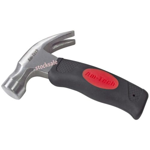 Amtech Quality Stubby Steel Claw Hammer Cushion Soft Grip Magnetic Head  A0200