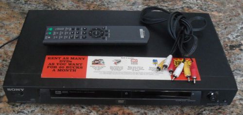 Sony DVP-NS315 DVD Player with Remote Control Single Adult Owner WORKS GREAT!