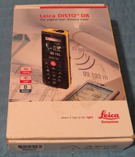 Leica Disto D8 laser measure with bluetooth