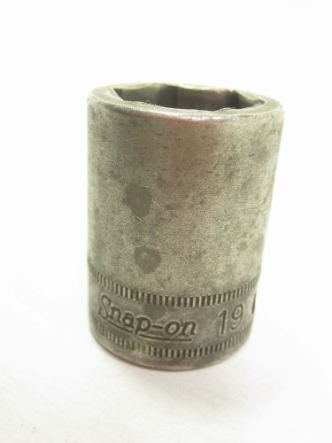 Vintage Snap-on M190  1/2&#034; drive 19mm Shallow Impact Socket (Snapon)