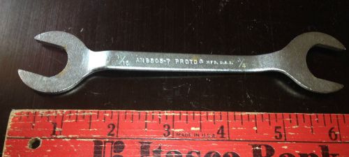 Proto AN8505-7 Offset Open-End Thin Service Wrench 11/16&#034; - 3/4&#034; Made In USA