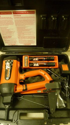 Ramset t3 gas powered   nail  gun  powered fastening tool charger and 2 battery for sale