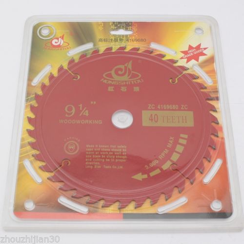 9&#034; inch 230mm x 40t x 25.4mm tct circular saw blade for wood cutting carpentry for sale